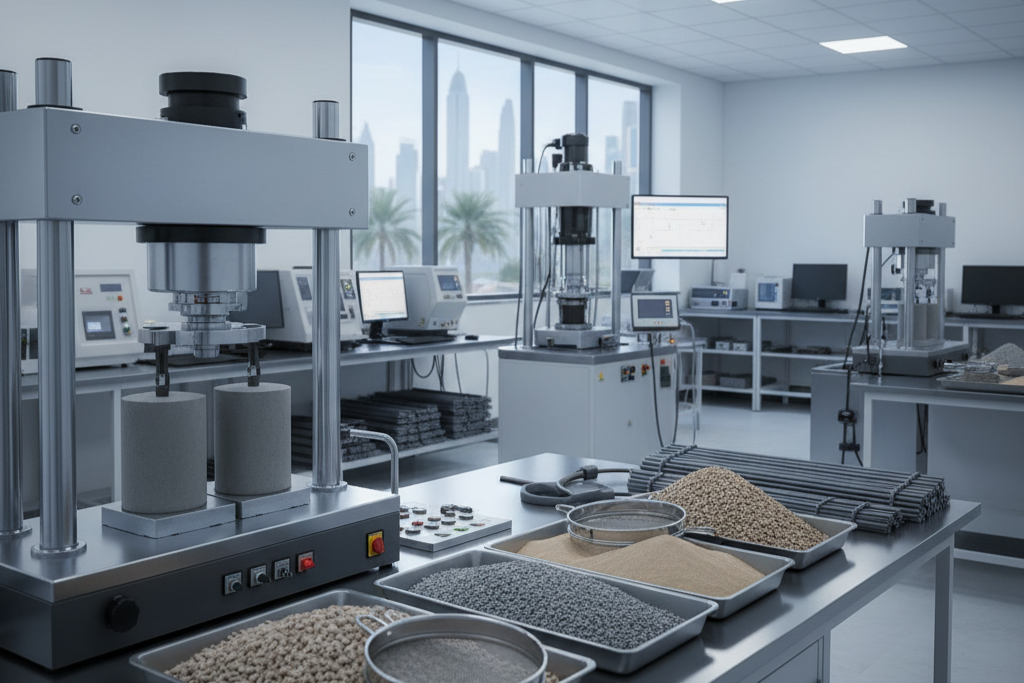 Material testing lab in Dubai