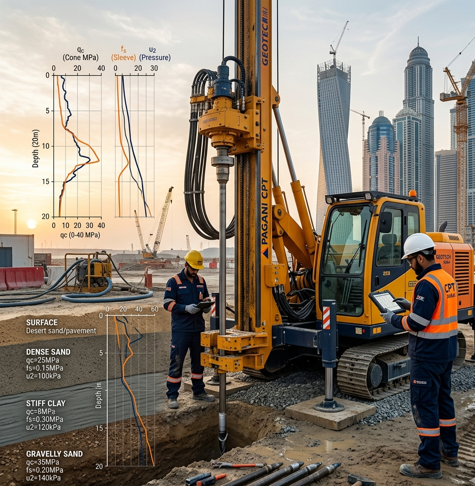 Cone Penetration Test (CPT) Services in UAE